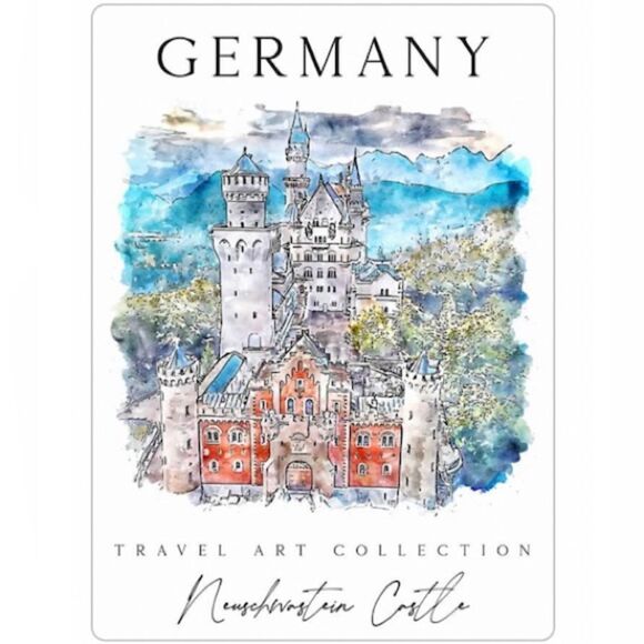 Neuschwanstein Castle Germany Magnet - Picture 2 of 4